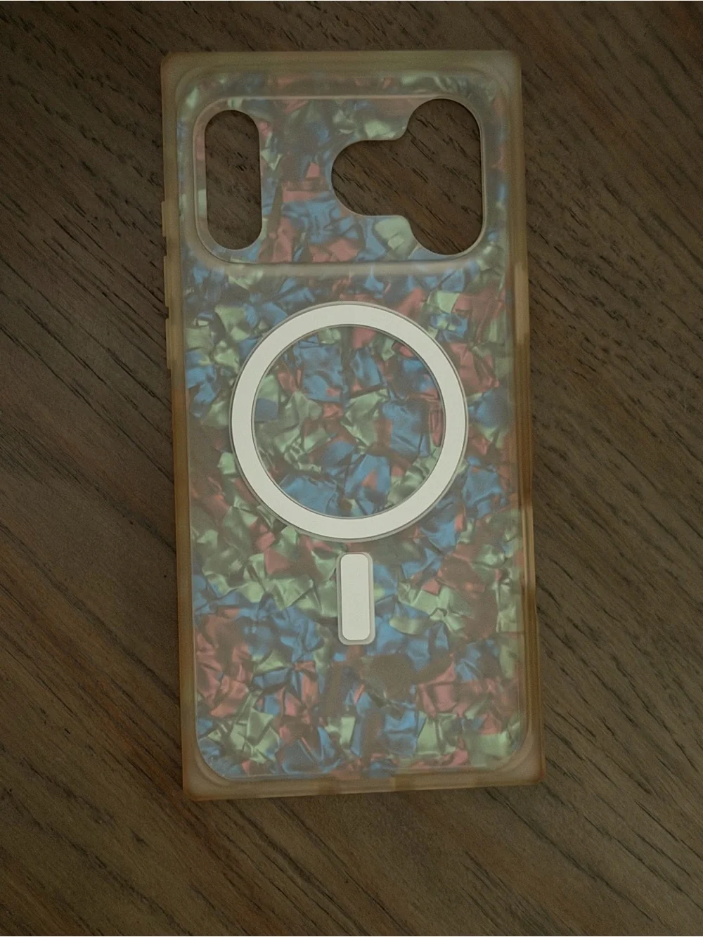 Multi-Color Iridescent MagSafe-Compatible Phone Case